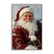 Stupell Industries Rosy Cheeked Santa Smile Framed Giclee, design by Petal Prints Design